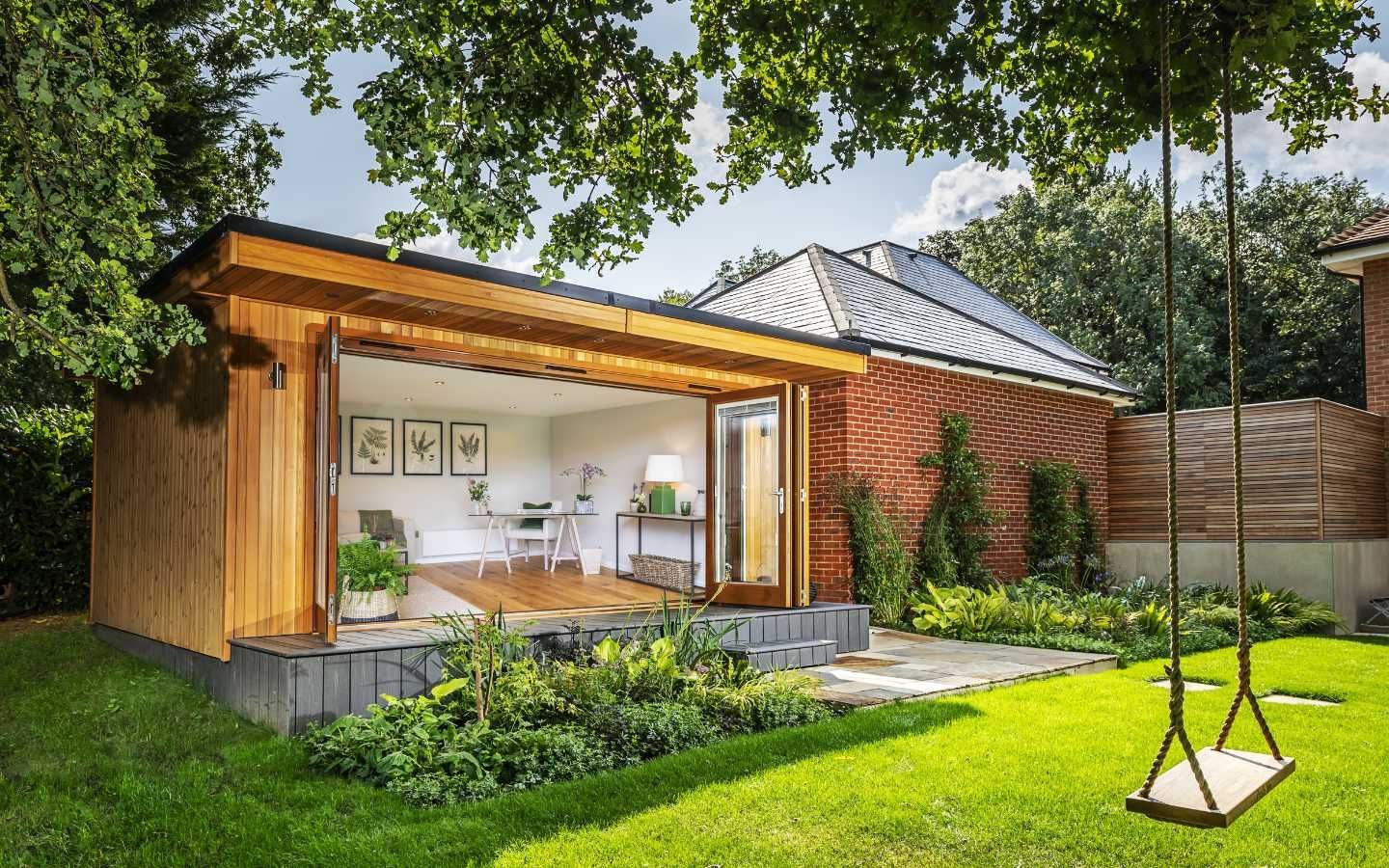 What is a garden room blog header